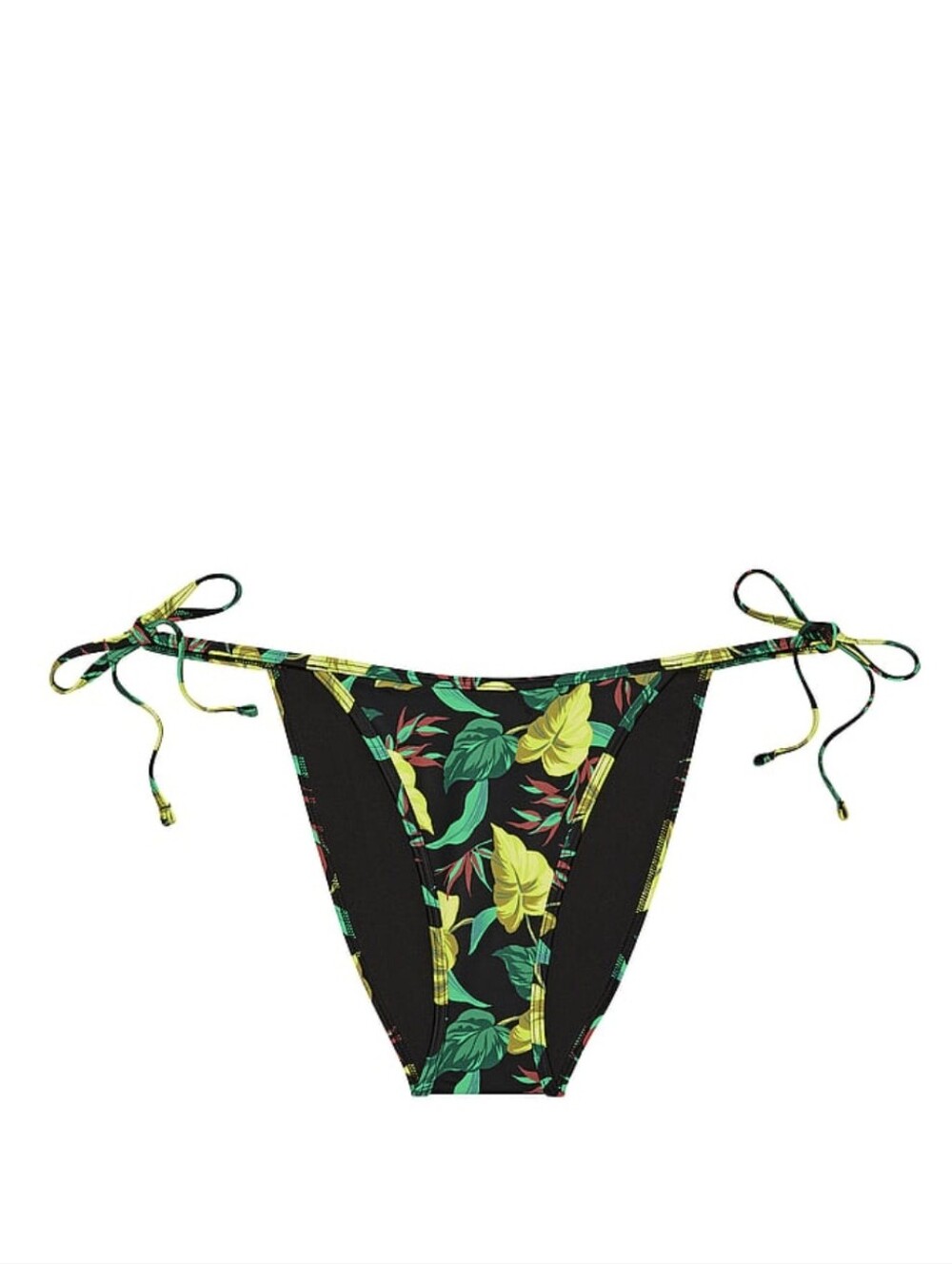 Victoria's Secret Archives String Cheeky Bikini Bottom Leaves S